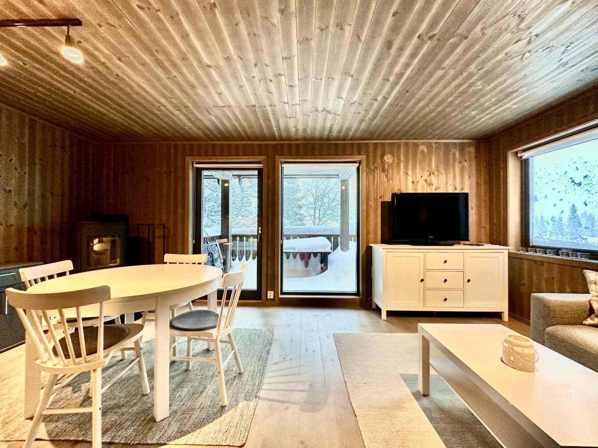Modern Ski-In Out Apartment At Sjusjoen Extérieur photo