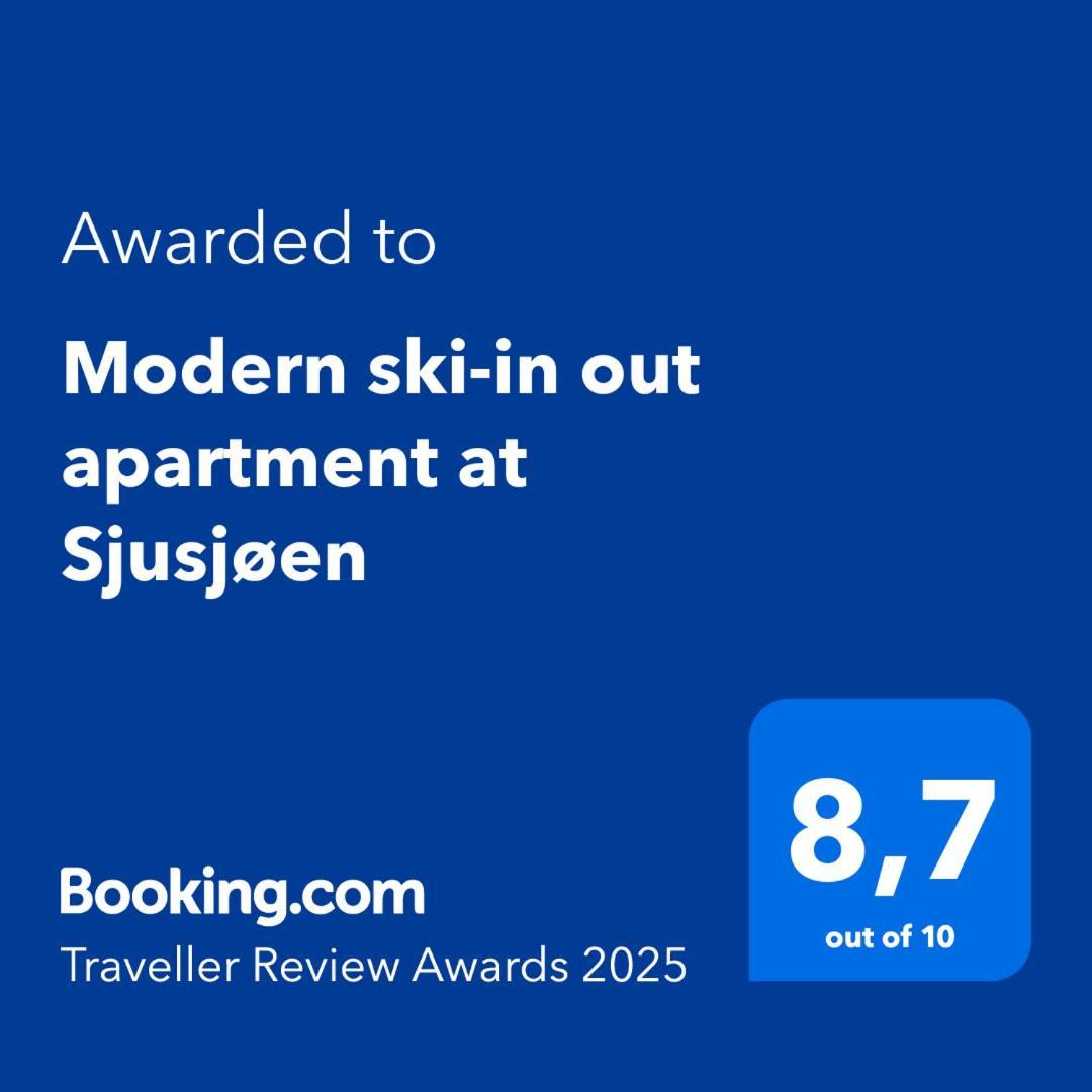Modern Ski-In Out Apartment At Sjusjoen Extérieur photo